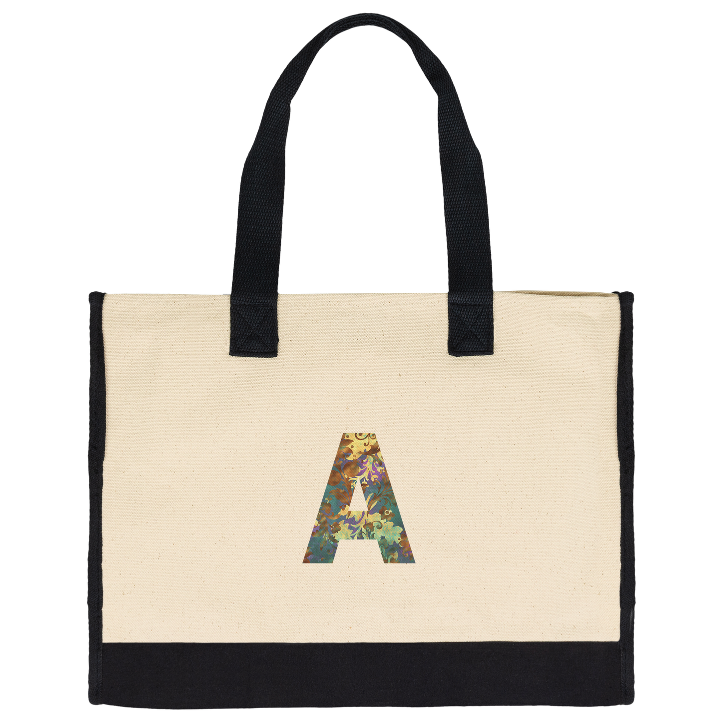 Gift for her| Personalized Initial Canvas Tote Bag – Your New Go-To Bag!