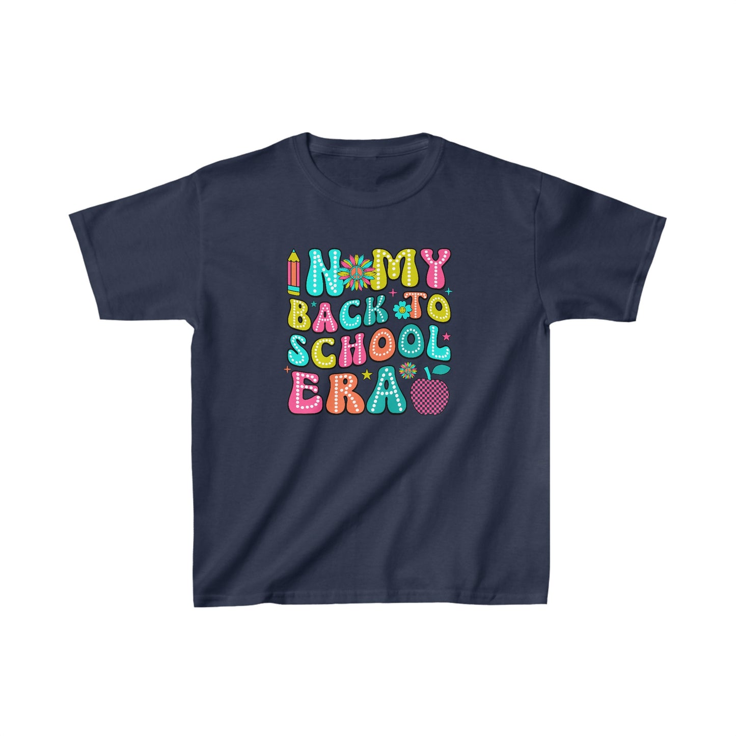 Get trendy with In My Back to School Era Kids' T shirt - Kids clothes available at Good Gift Company. Grab yours for $12.50 today!