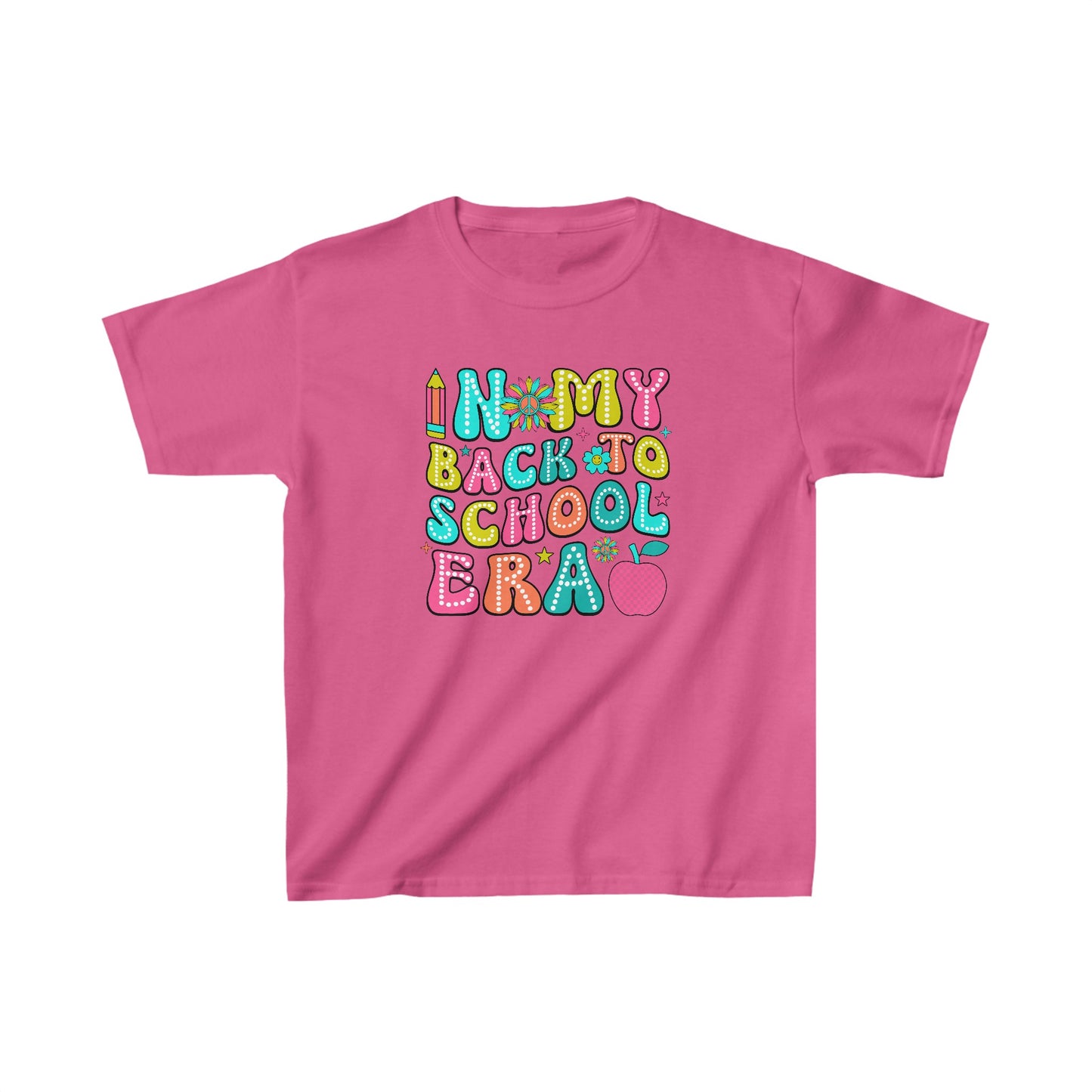 Get trendy with In My Back to School Era Kids' T shirt - Kids clothes available at Good Gift Company. Grab yours for $12.50 today!