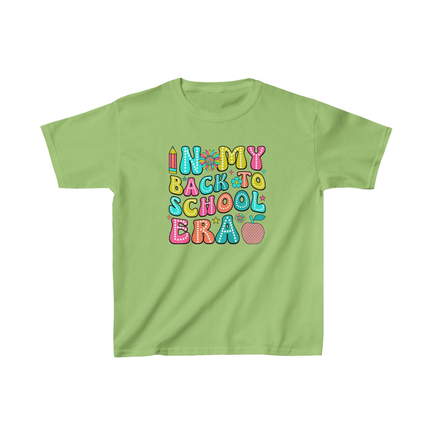 Get trendy with In My Back to School Era Kids' T shirt - Kids clothes available at Good Gift Company. Grab yours for $12.50 today!