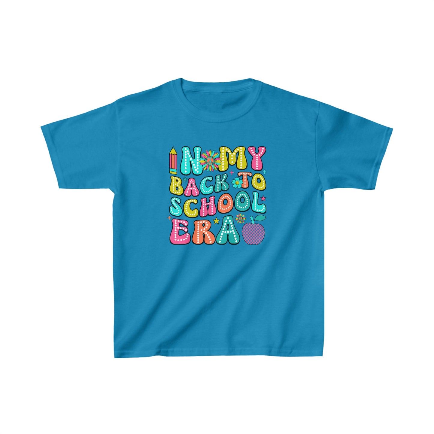 Get trendy with In My Back to School Era Kids' T shirt - Kids clothes available at Good Gift Company. Grab yours for $12.50 today!