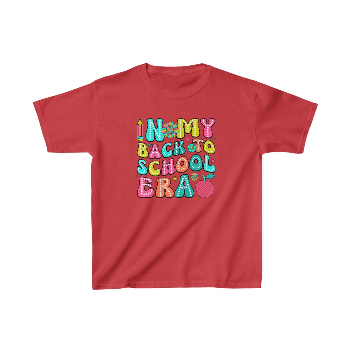 Get trendy with In My Back to School Era Kids' T shirt - Kids clothes available at Good Gift Company. Grab yours for $12.50 today!