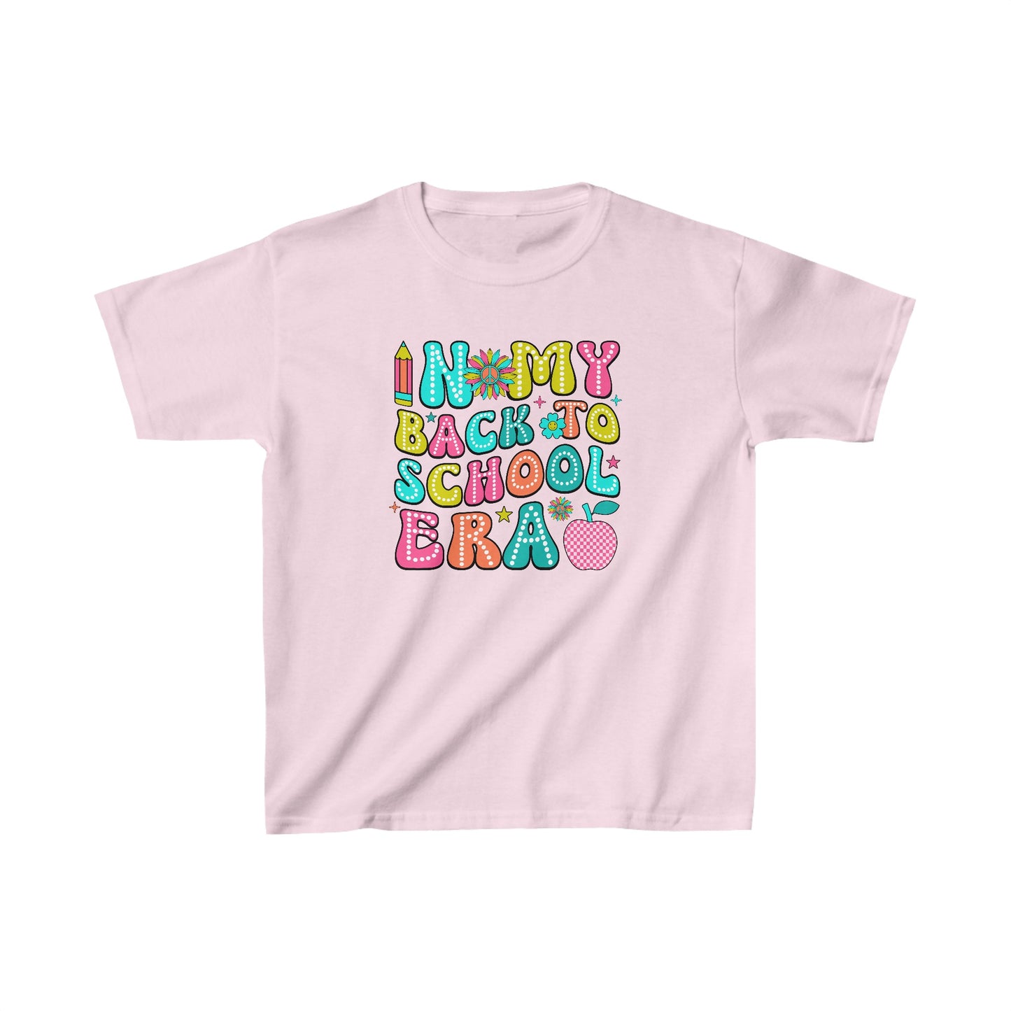 Get trendy with In My Back to School Era Kids' T shirt - Kids clothes available at Good Gift Company. Grab yours for $12.50 today!