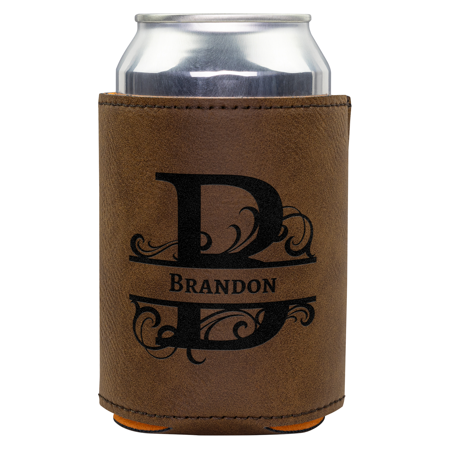 Get trendy with Personalized Leatherette Beverage Holder - Custom Monogram & Name - Perfect Groomsmen Gift -  available at Good Gift Company. Grab yours for $8 today!