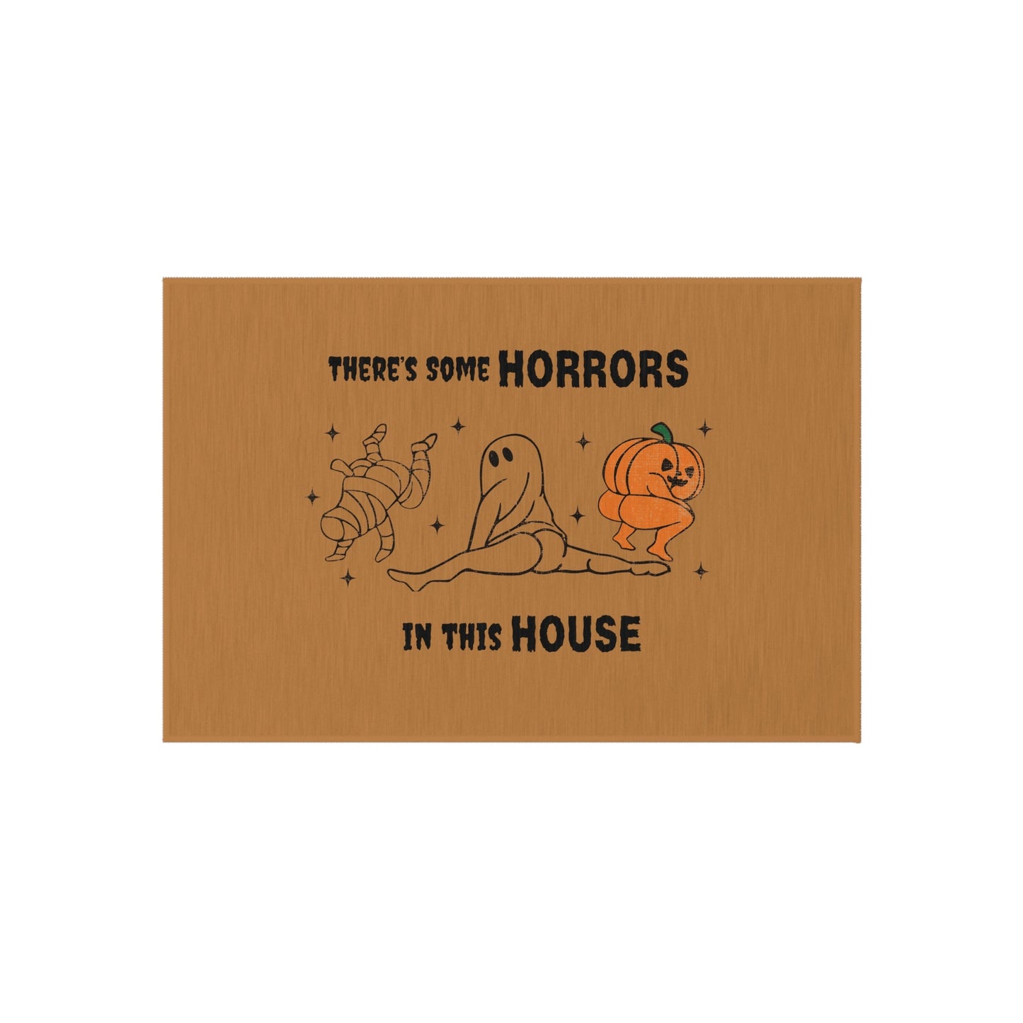 Get trendy with There's Some Horrors in this House Outdoor Rug - Home Decor available at Good Gift Company. Grab yours for $32 today!