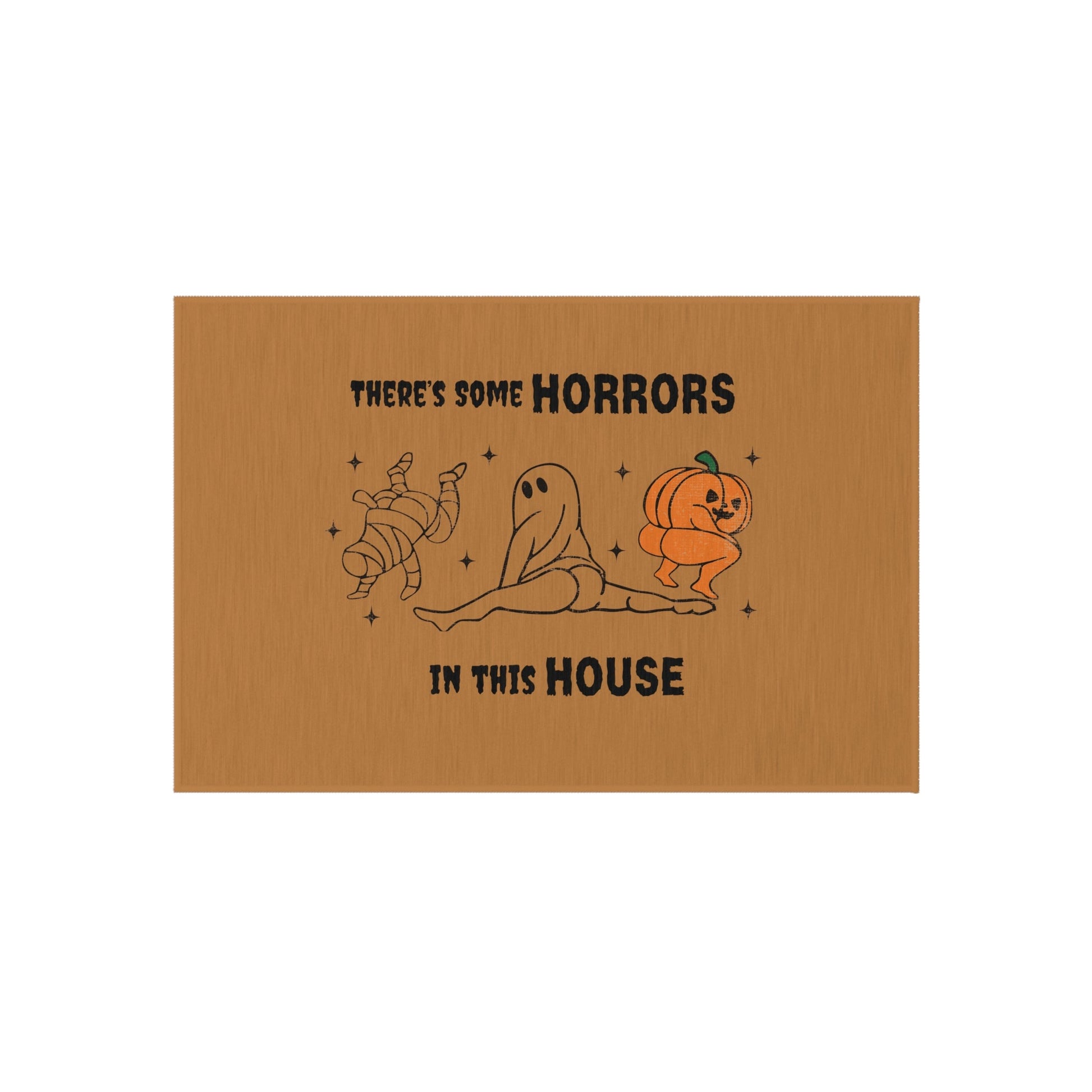 Get trendy with There's Some Horrors in this House Outdoor Rug - Home Decor available at Good Gift Company. Grab yours for $32 today!