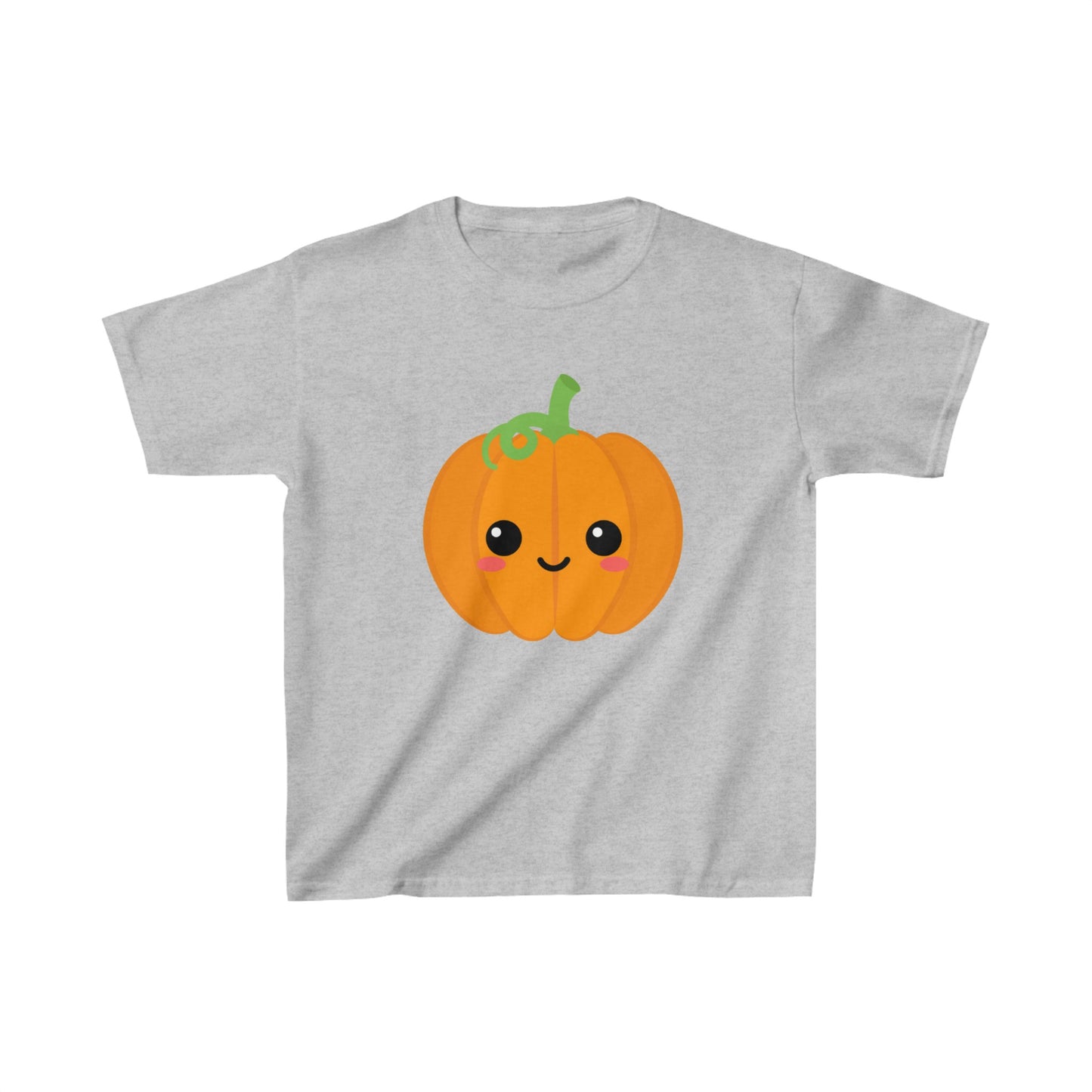 Halloween | Kids' Smiling Pumpkin T-Shirt | Cute & Comfy Halloween Tee in Multiple Colors