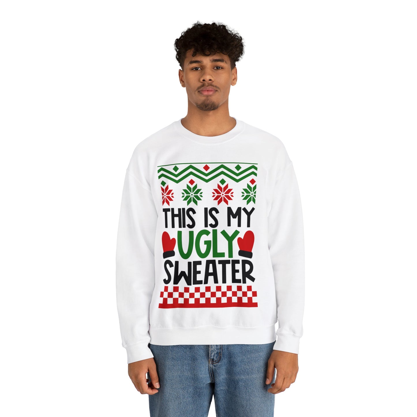 Get trendy with This is my Ugly Christmas Sweater - Sweatshirt available at Good Gift Company. Grab yours for $29.99 today!