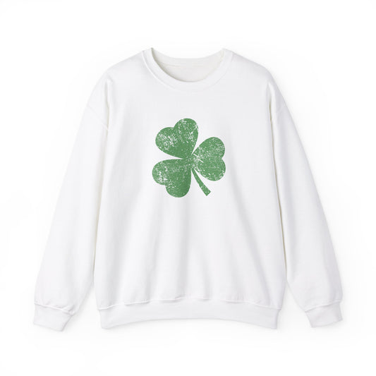 Distressed Shamrock Sweatshirt – Classic & Comfy