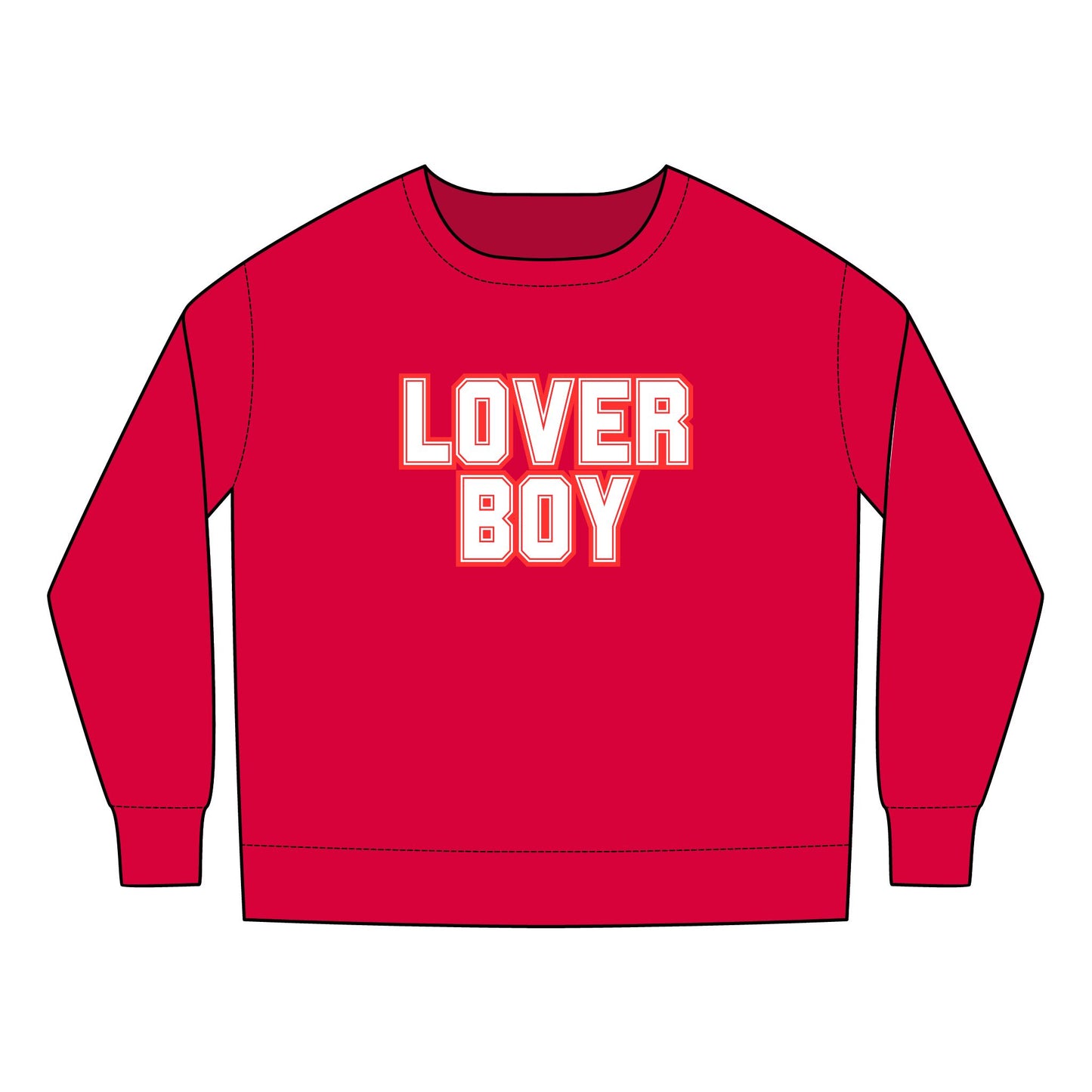 Valentine's Day Lover Boy Toddler Sweatshirt