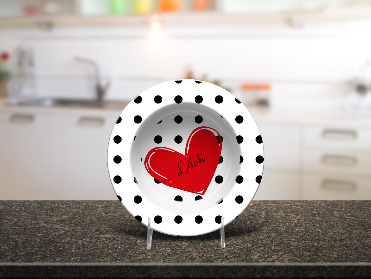 Personalized Heart Bowl - Durable, Safe, and Adorable Gift Idea