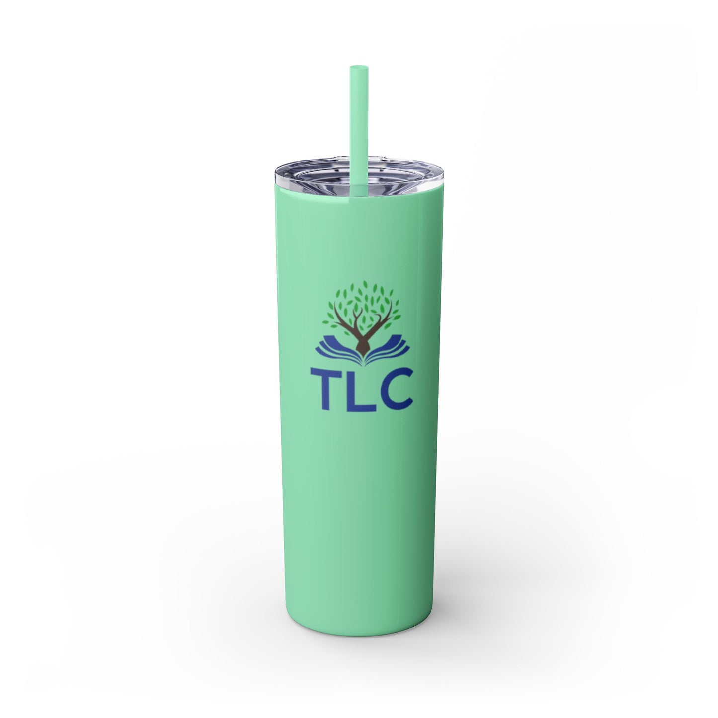 TLC Skinny Tumbler with Straw, 20oz