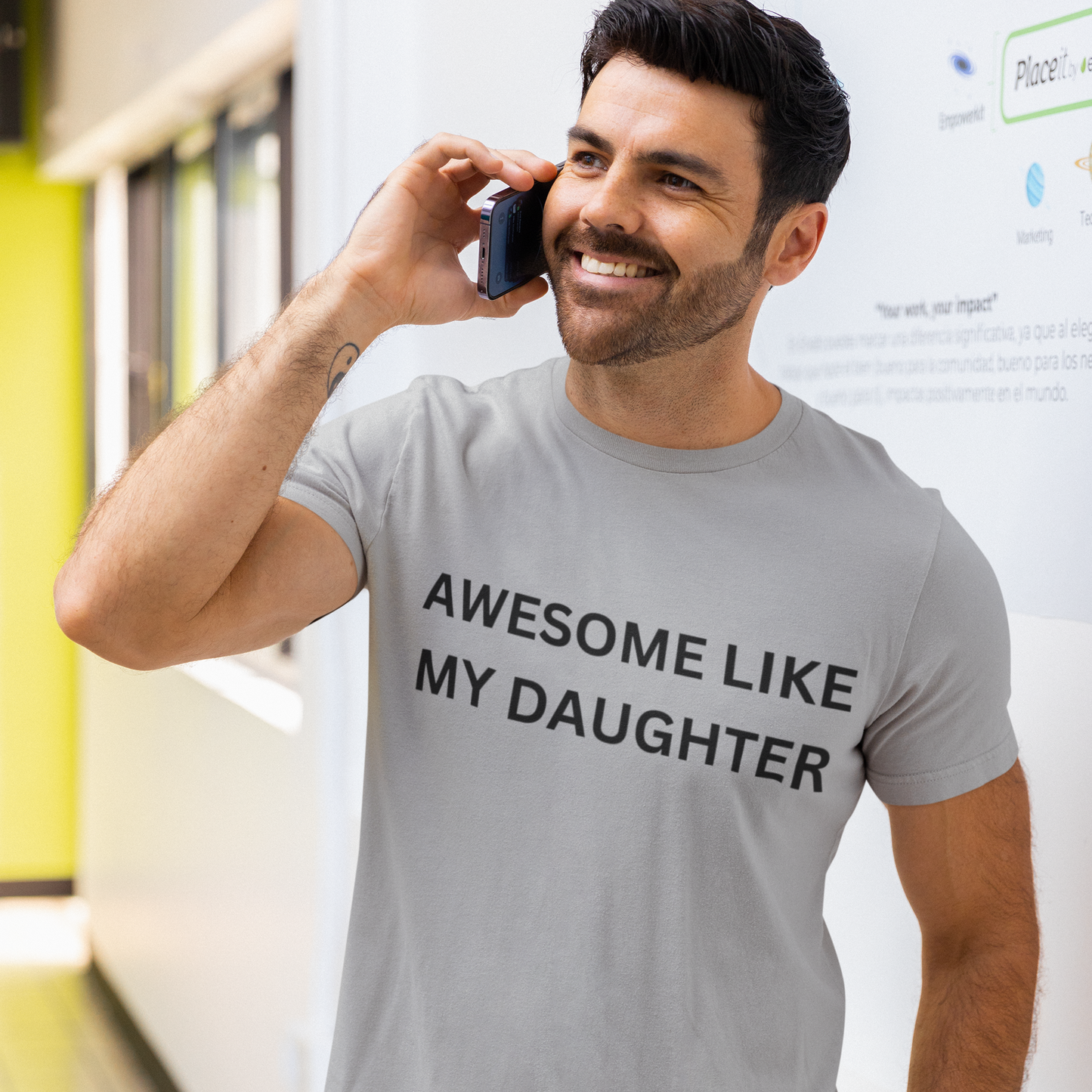 Get trendy with Awesome Like My Daughter T-Shirt - T-Shirts available at Good Gift Company. Grab yours for $15.99 today!