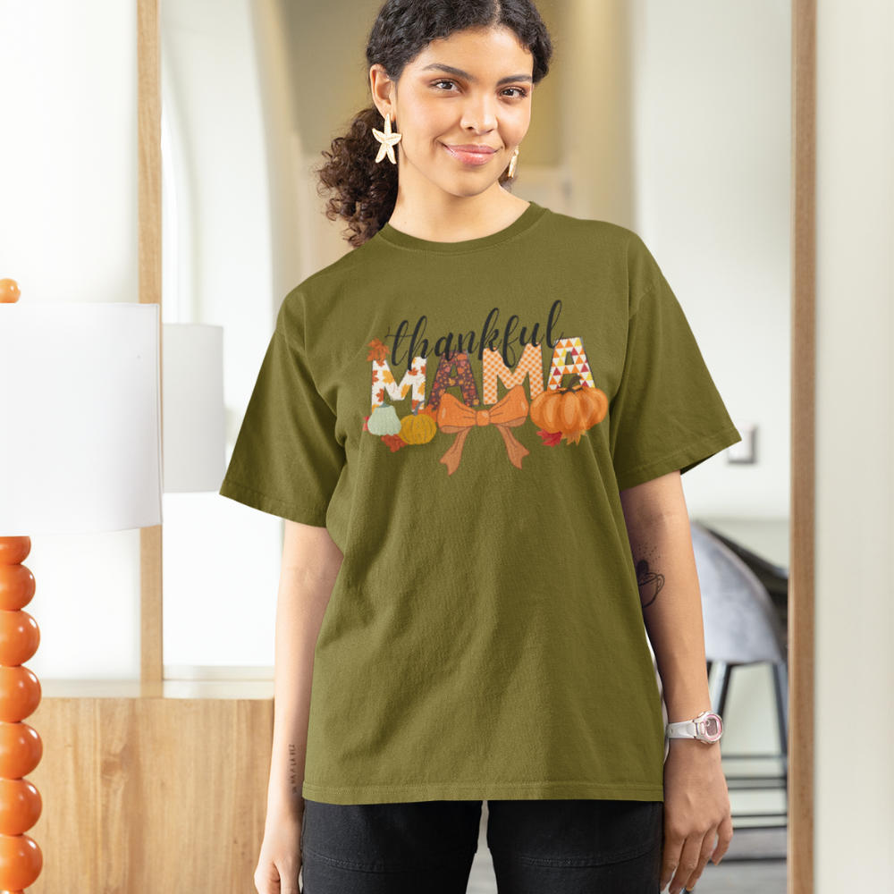 Fall| "Thankful Mama" Thanksgiving Top