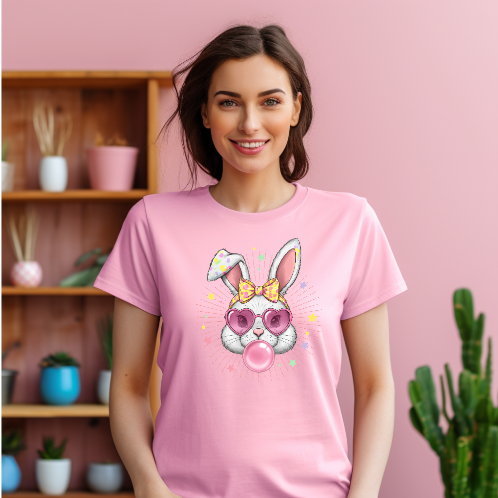 Coquette Bunny T-Shirt or Sweatshirt – Cute Easter Aesthetic