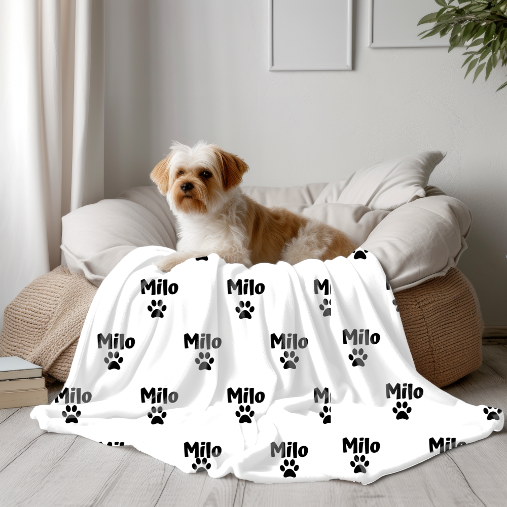 Get trendy with Dog Name Blanket - 60x80 -  available at Good Gift Company. Grab yours for $48 today!