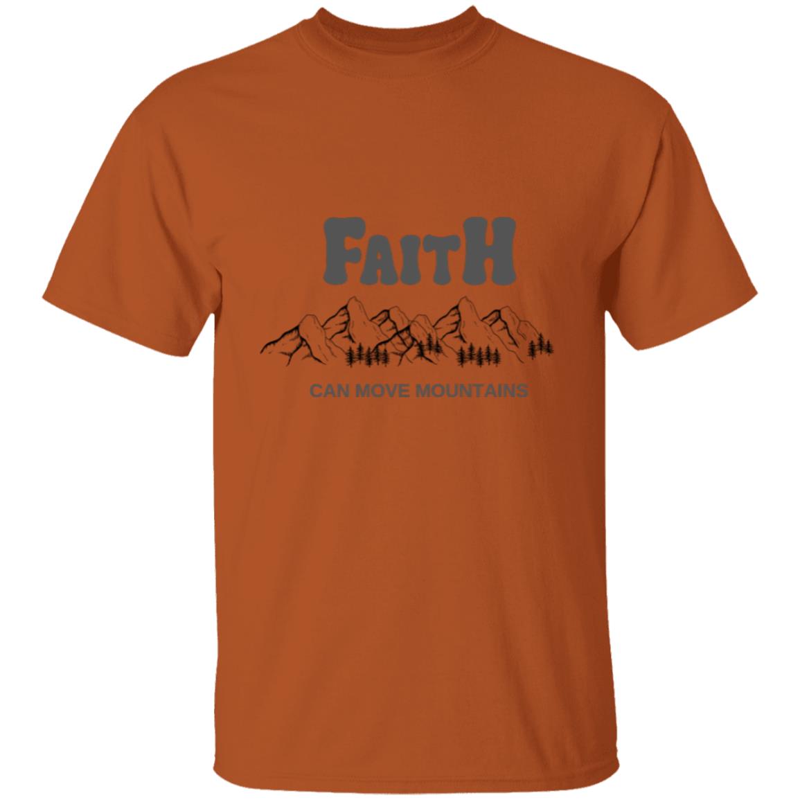 Get trendy with Faith Can Move Mouuntains (1) Faith Can Move Mountains T-Shirt - T-Shirts available at Good Gift Company. Grab yours for $18.95 today!