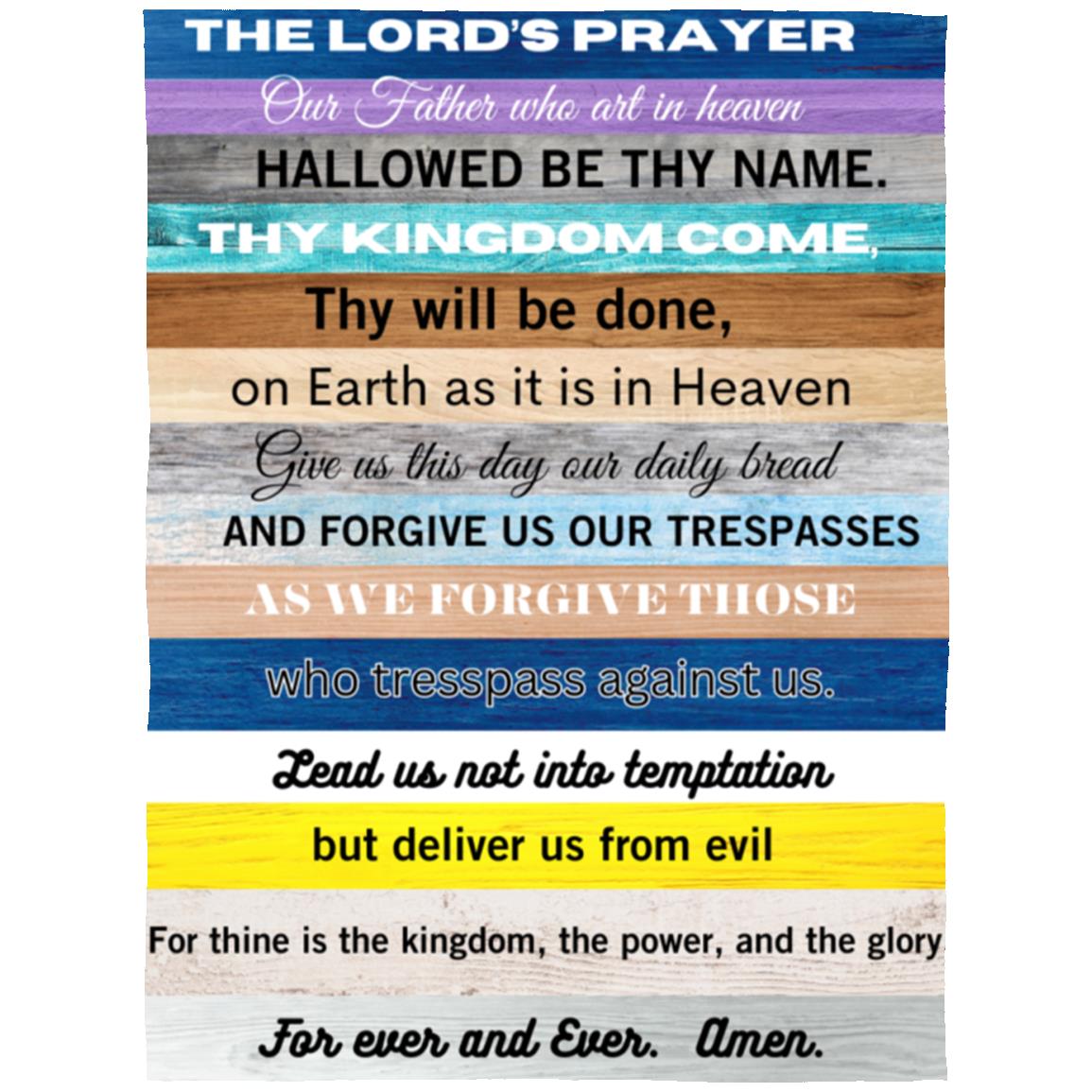 Get trendy with The Lord's Prayer Fleece Blanket 60x80 (Queen) - Blankets available at Good Gift Company. Grab yours for $39.99 today!