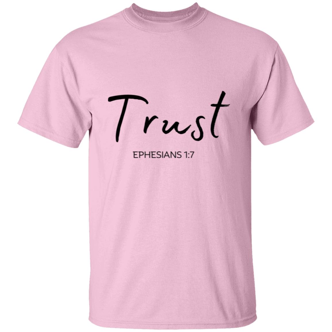 Get trendy with Trust (4) Trust T-Shirt - T-Shirts available at Good Gift Company. Grab yours for $21.95 today!