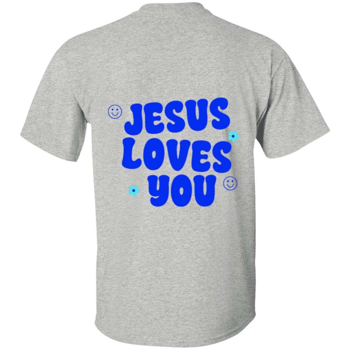 Get trendy with Jesus loves you Jesus Loves you  T-Shirt - T-Shirts available at Good Gift Company. Grab yours for $18.95 today!