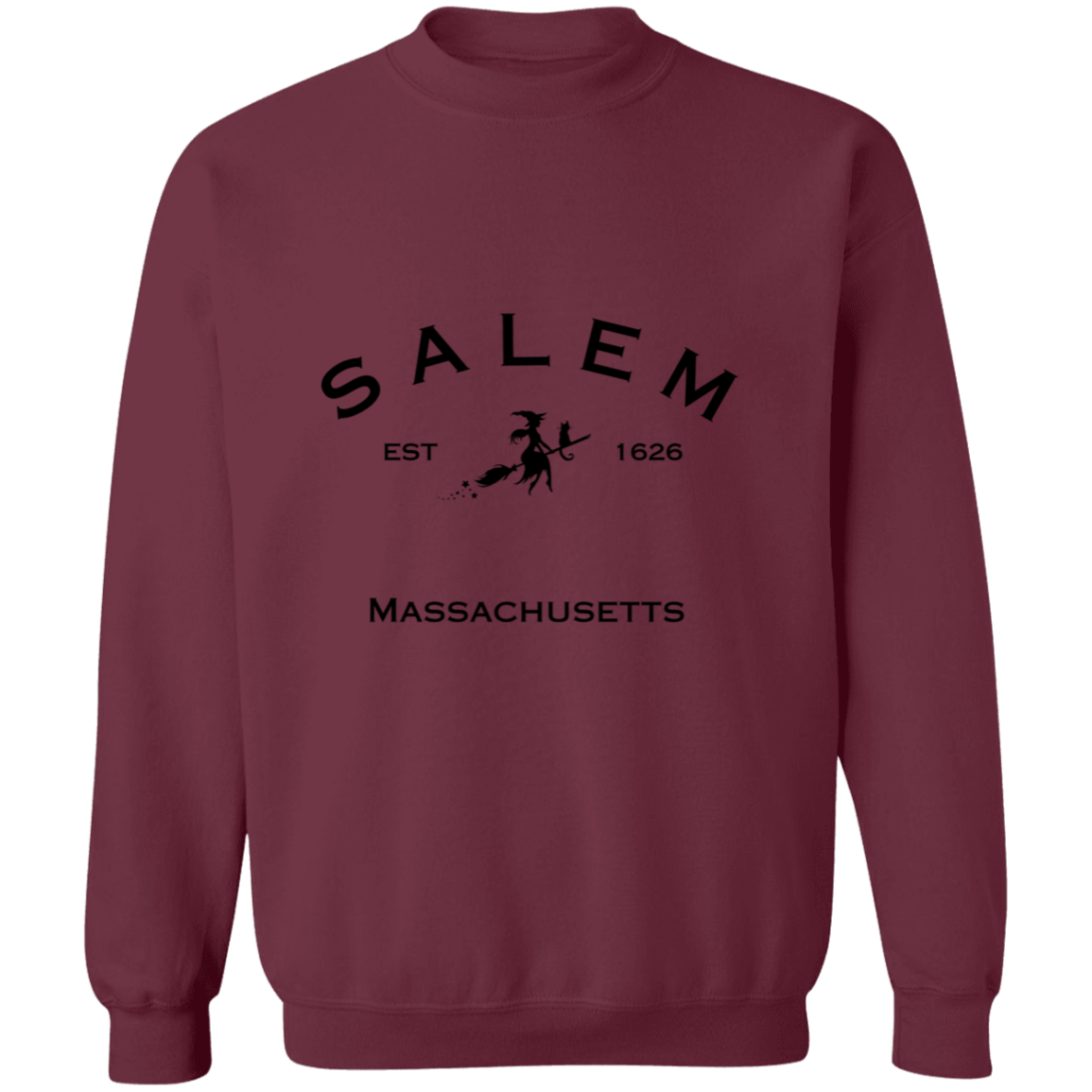 Get trendy with SALEM Crewneck Pullover Sweatshirt - Sweatshirts available at Good Gift Company. Grab yours for $31.95 today!