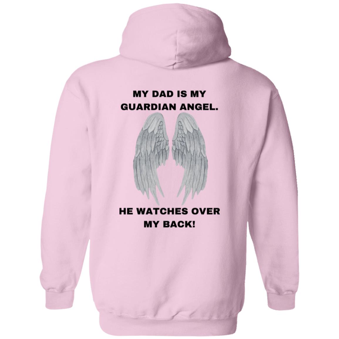Get trendy with My Dad is my Guardian Angel black text Pullover Hoodie 8 oz (Closeout) -  available at Good Gift Company. Grab yours for $38 today!
