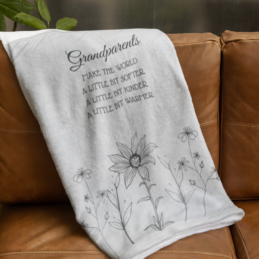Get trendy with Grandparents VPM Cozy Plush Fleece Blanket - 50x60 - Blankets available at Good Gift Company. Grab yours for $38.50 today!
