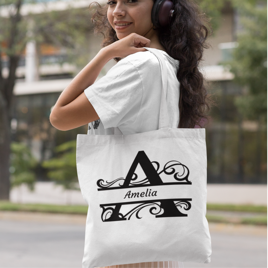 Get trendy with Monogrammed  Canvas Tote Bag -  available at Good Gift Company. Grab yours for $16.99 today!