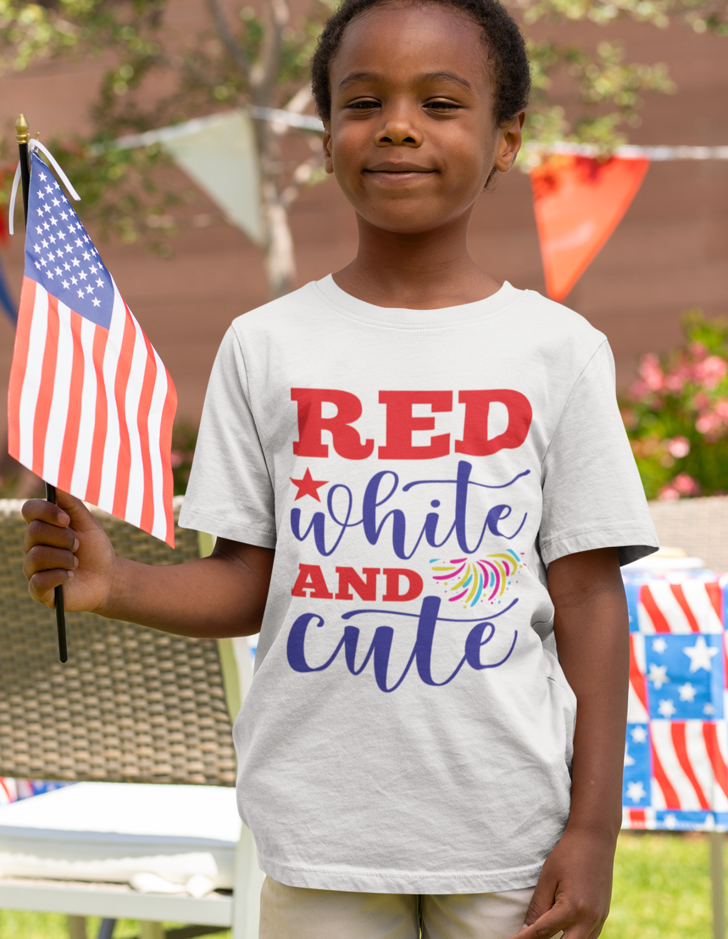 Get trendy with Red White and Cute Kids Heavy Cotton™ Tee - Kids clothes available at Good Gift Company. Grab yours for $10.78 today!