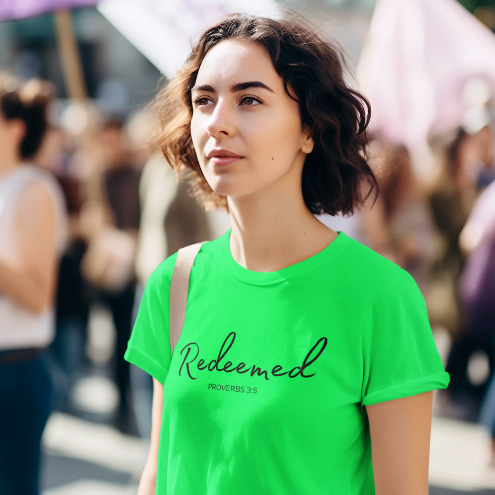 2024's Must-Have T-Shirts: Redeemed (2) Redeemed (Proverbs 3:5) T-Shirt ...