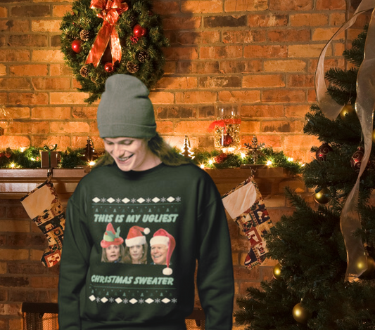 Get trendy with This is my ugliest Christmas Sweater **BEST SELLER** - Sweatshirt available at Good Gift Company. Grab yours for $29.99 today!