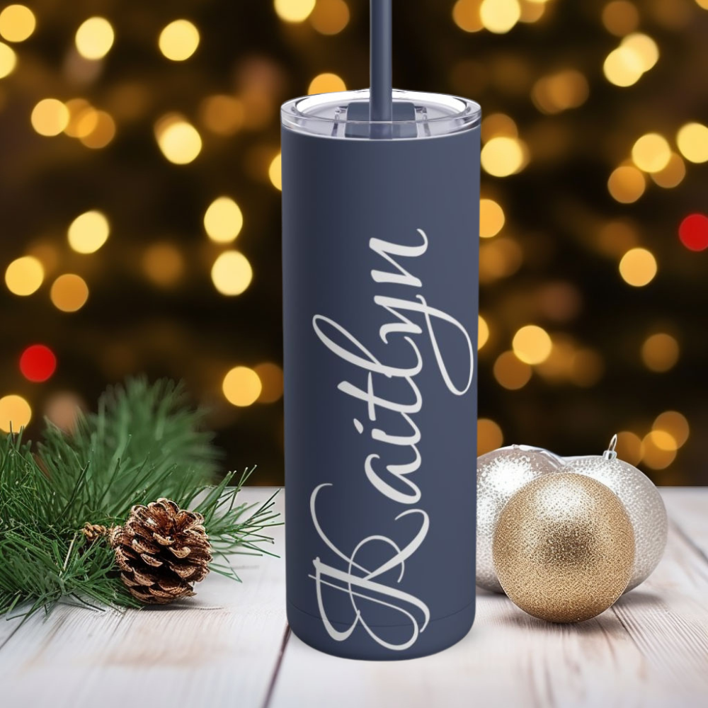 Gifts for Her| Maars Maker Personalized 20oz Tumbler – Custom Name in Elegant Script