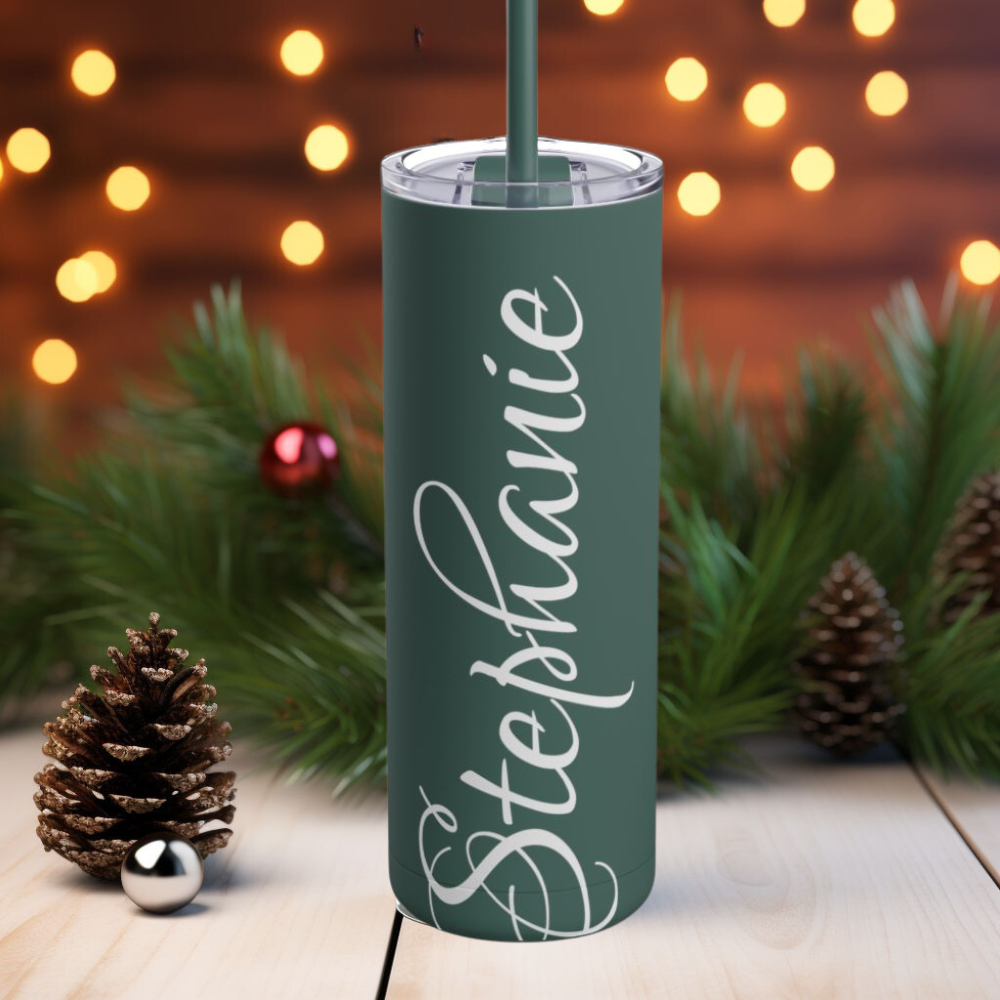 Gifts for Her| Maars Maker Personalized 20oz Tumbler – Custom Name in Elegant Script