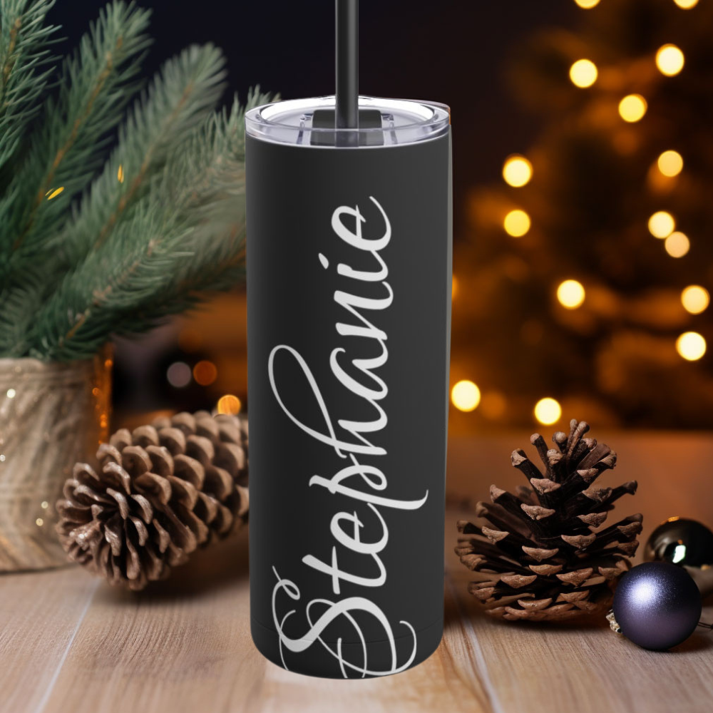 Gifts for Her| Maars Maker Personalized 20oz Tumbler – Custom Name in Elegant Script