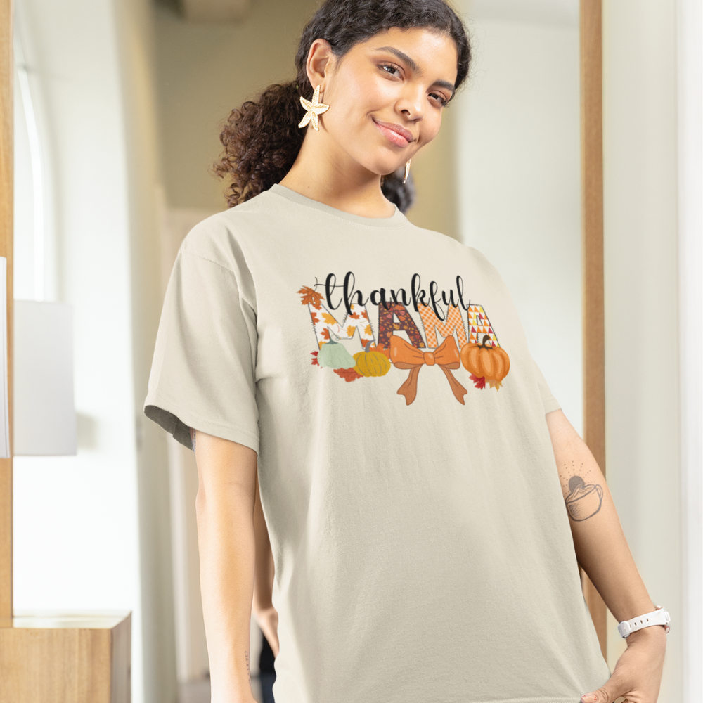 Fall| "Thankful Mama" Thanksgiving Top