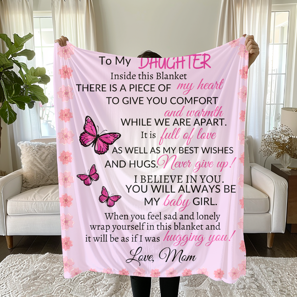 To My Daughter Blanket from Mom