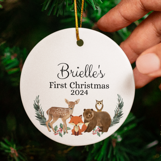 Christmas| Personalized Baby's First Christmas Ornament