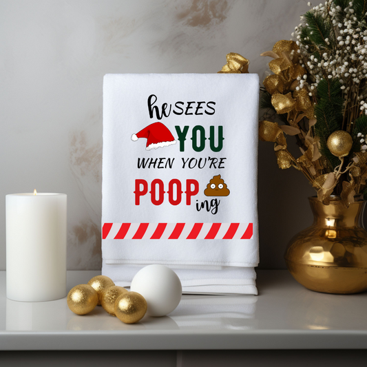 Christmas| Funny Christmas Hand Towel