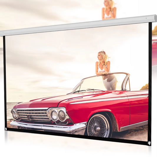 72-Inch HD Projector Screen - 16:9 Portable Home Cinema Screen for Indoor & Outdoor Entertainment