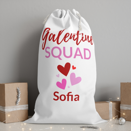 Personalized Galentine’s Day Gift Sack – Celebrate Your Bestie in Style