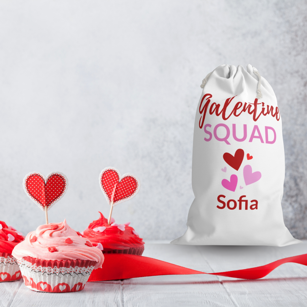 Personalized Galentine’s Day Gift Sack – Celebrate Your Bestie in Style