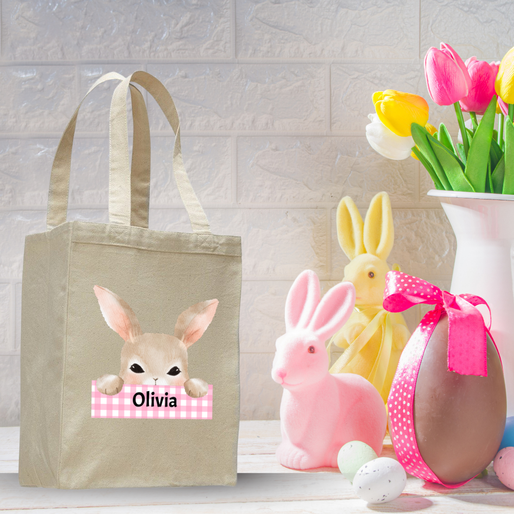 Personalized Easter Tote Bag