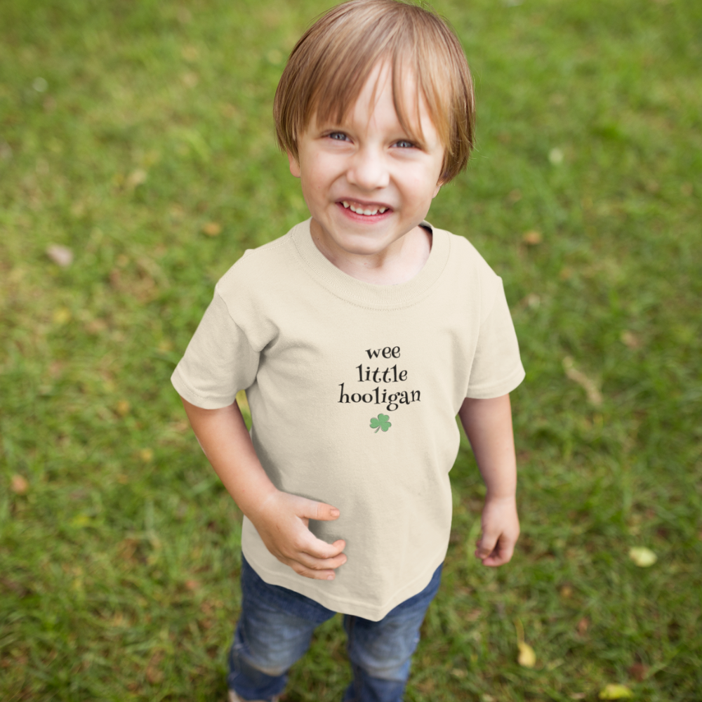 Wee Little Hooligan Toddler T-Shirt - Cute St. Patrick’s Day Tee