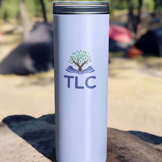 TLC Skinny Tumbler with Straw, 20oz