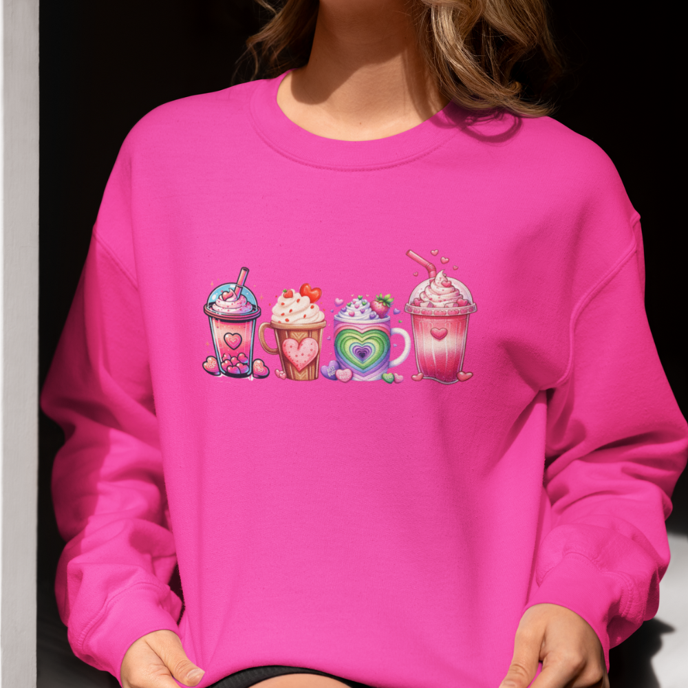 Get trendy with Valentine's Day Coffee Valentine's Day Coffees Sweatshirt - Sweatshirts available at Good Gift Company. Grab yours for $28 today!