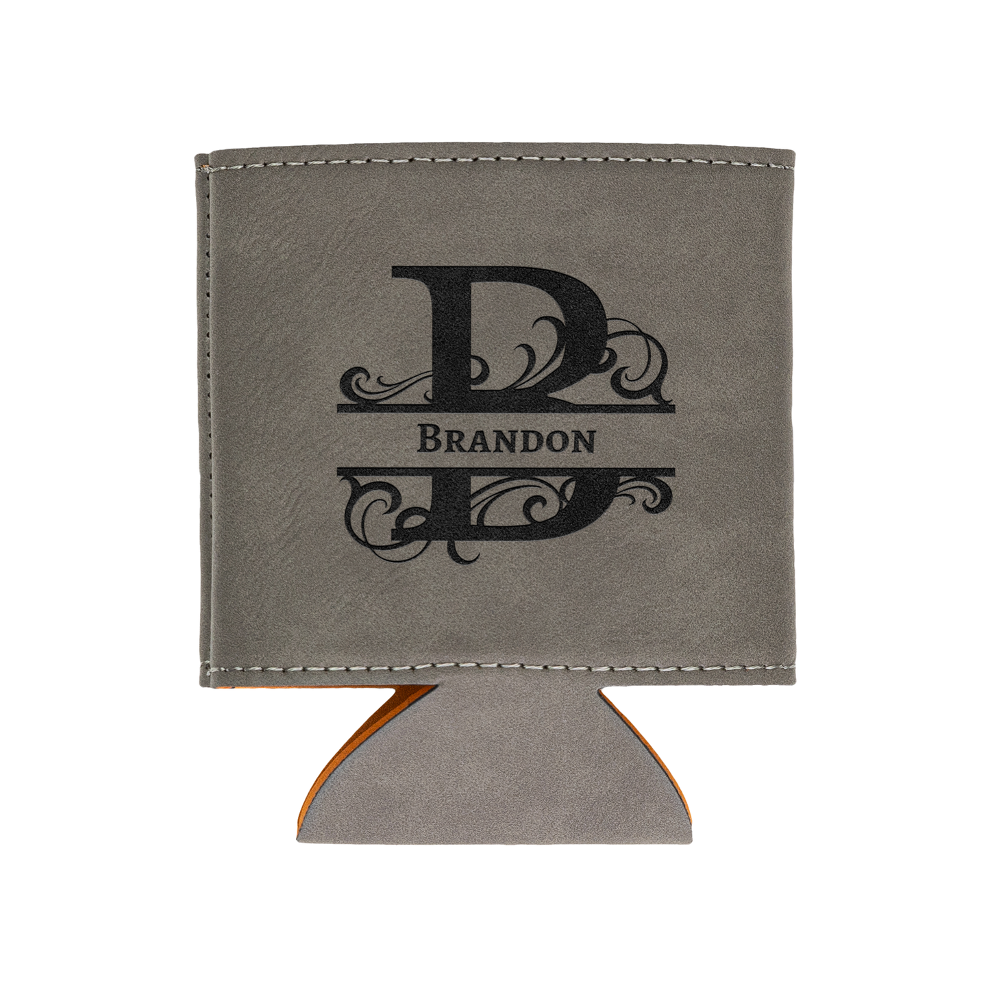 Get trendy with Personalized Leatherette Beverage Holder - Custom Monogram & Name - Perfect Groomsmen Gift -  available at Good Gift Company. Grab yours for $8 today!