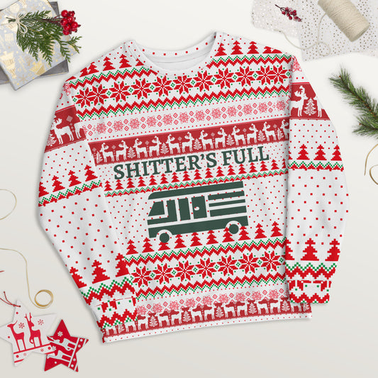 ugly Christmas Sweater:  Shitter's Full