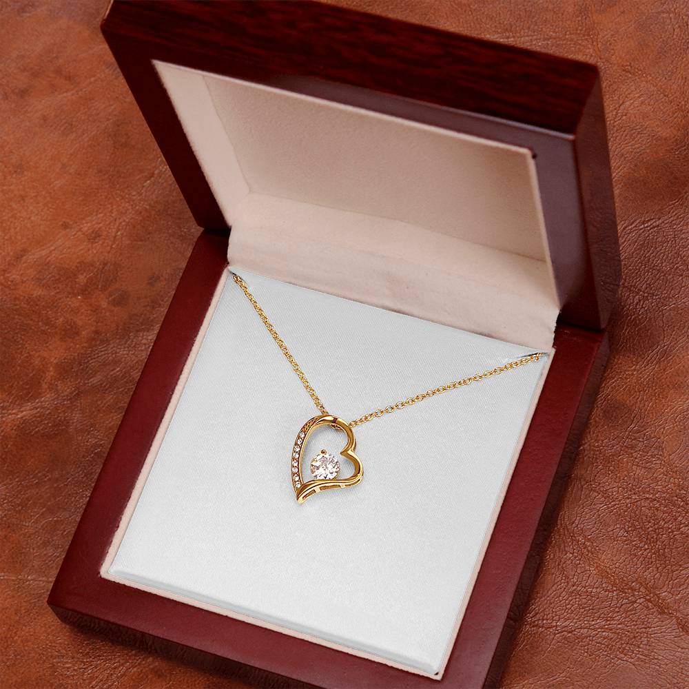 Wife Gifts| To My Gorgeous Wife Forever Love Necklace (W/B)