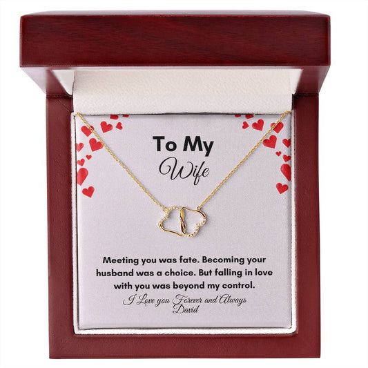 Get trendy with To My Wife Everlasting Love Necklace - Jewelry available at Good Gift Company. Grab yours for $249.95 today!