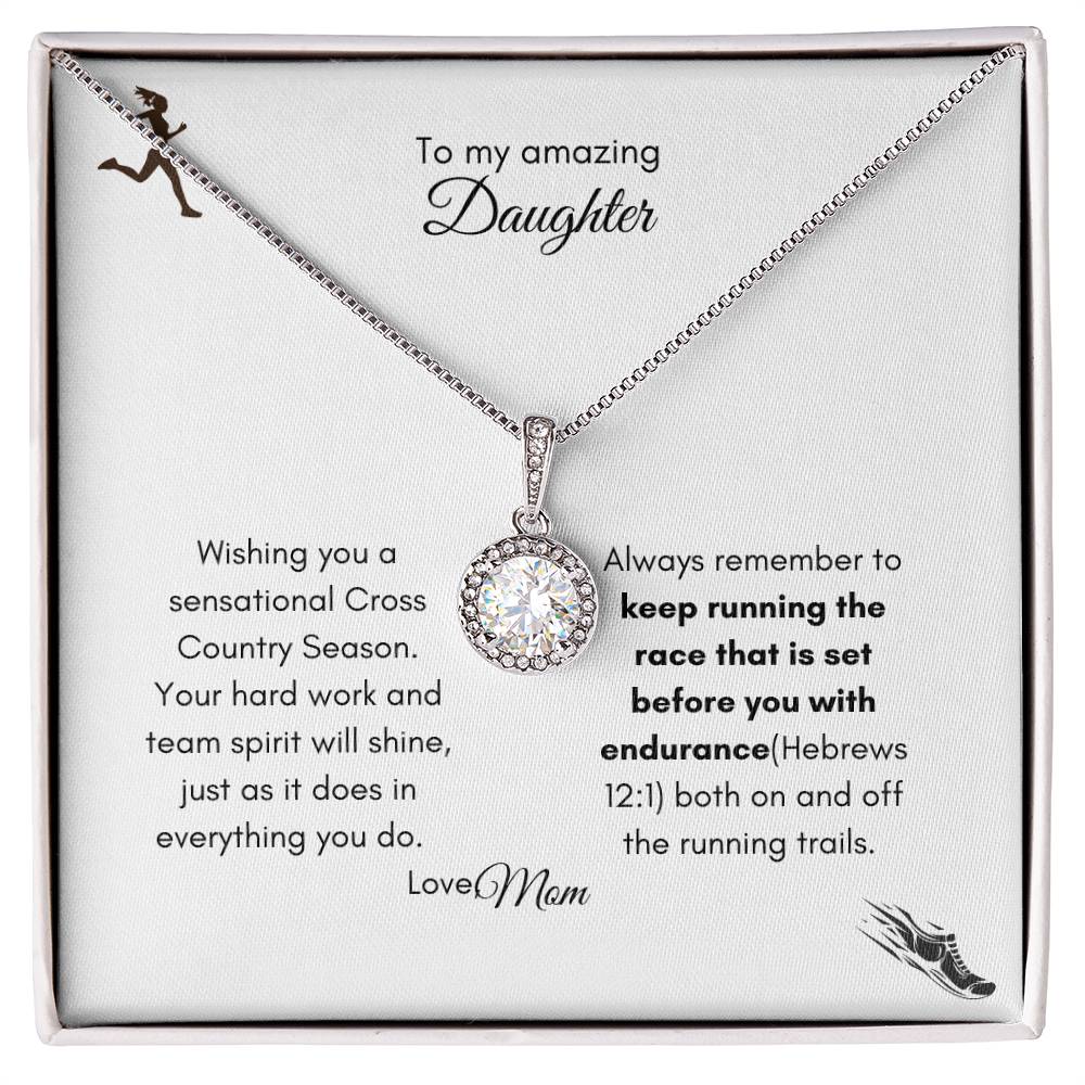 Get trendy with Cross Country Message Eternal Hope Necklace - Jewelry available at Good Gift Company. Grab yours for $59.95 today!